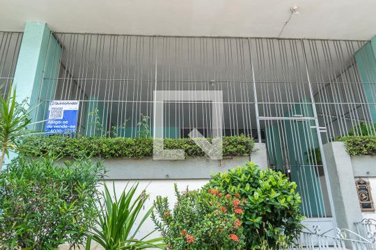 Fachada da entrada de apartamento à venda com 1 quarto, 55m² em Penha Circular, Rio de Janeiro