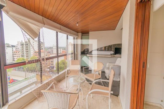 Sacada da sala de apartamento à venda com 4 quartos, 200m² em Centro, São Leopoldo