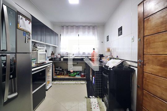 Cozinha de casa à venda com 3 quartos, 283m² em Campestre, Santo André
