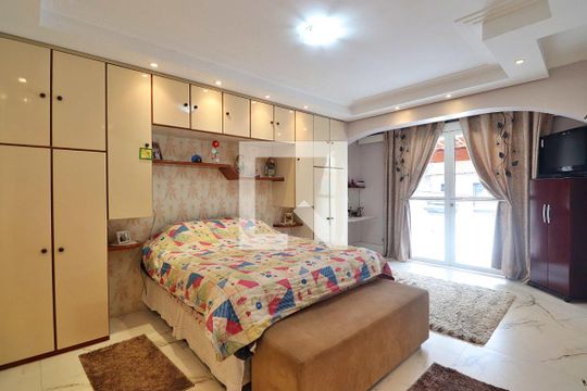 Quarto 1 - Suíte de casa à venda com 3 quartos, 283m² em Campestre, Santo André