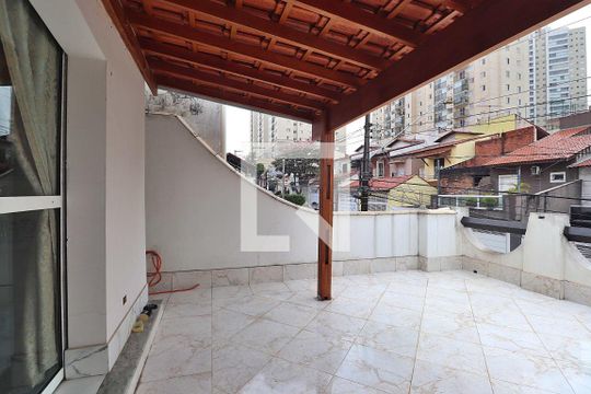 Varanda da Suíte de casa à venda com 3 quartos, 283m² em Campestre, Santo André