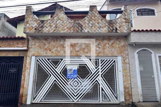 Fachada de casa à venda com 3 quartos, 283m² em Campestre, Santo André