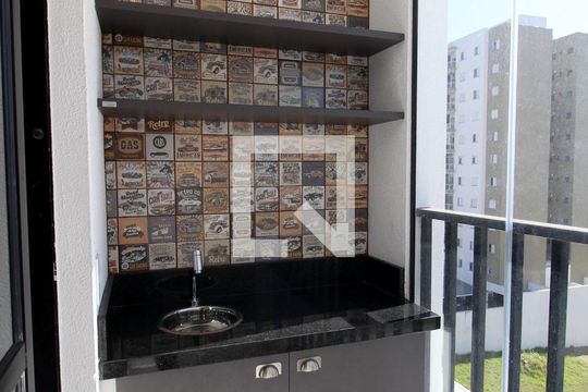 Varanda gourmet de apartamento para alugar com 2 quartos, 55m² em Parque Campolim, Sorocaba