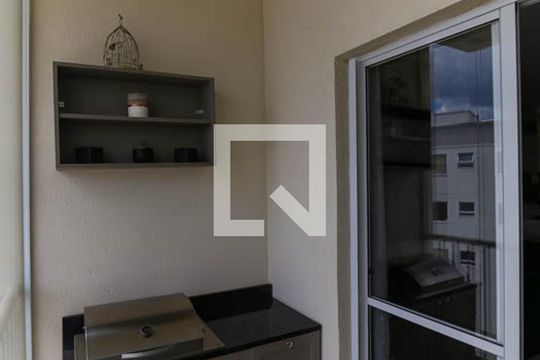 Varanda da Sala de apartamento à venda com 2 quartos, 56m² em Parque Reboucas, São Paulo