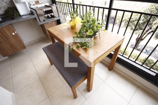 Varanda gourmet de apartamento para alugar com 2 quartos, 59m² em Cambuci, São Paulo