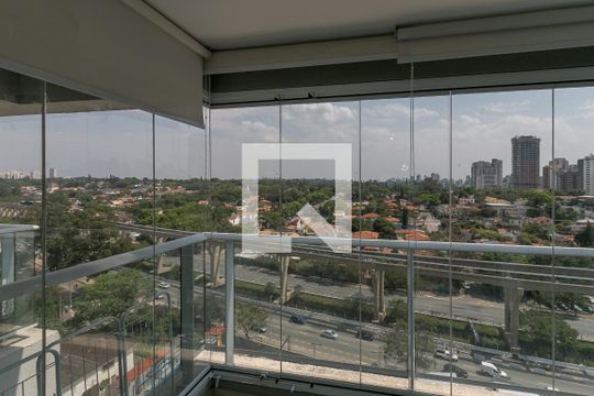 Varanda de apartamento para alugar com 1 quarto, 48m² em Campo Belo, São Paulo