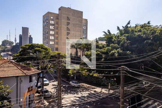 Varanda da Sala - Vista de apartamento para alugar com 1 quarto, 29m² em Pinheiros, São Paulo