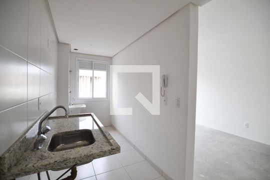Cozinha de apartamento para alugar com 2 quartos, 64m² em Santana, Porto Alegre