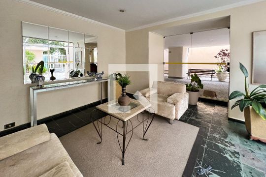 Área comum de apartamento à venda com 2 quartos, 77m² em Indianópolis, São Paulo