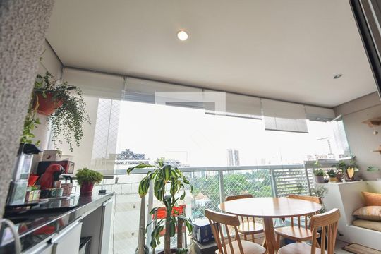 Varanda de apartamento para alugar com 1 quarto, 33m² em Brooklin Paulista, São Paulo