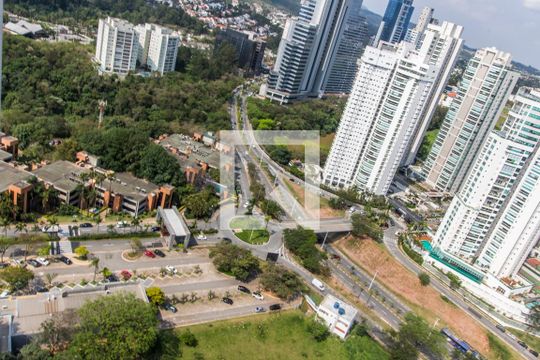 Vista da Varanda de apartamento à venda com 1 quarto, 54m² em Alphaville, Barueri