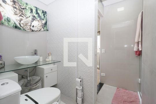 Banheiro da Suíte 1 de apartamento para alugar com 3 quartos, 205m² em Santana, São Paulo