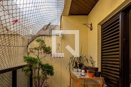 Varanda da Suite de apartamento à venda com 3 quartos, 92m² em Vila Marina, Santo André