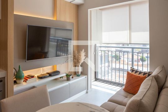 Sala de apartamento à venda com 1 quarto, 29m² em Água Branca, São Paulo