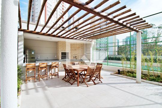 Área comum - Churrasqueira de apartamento à venda com 2 quartos, 45m² em Vila Andrade, São Paulo