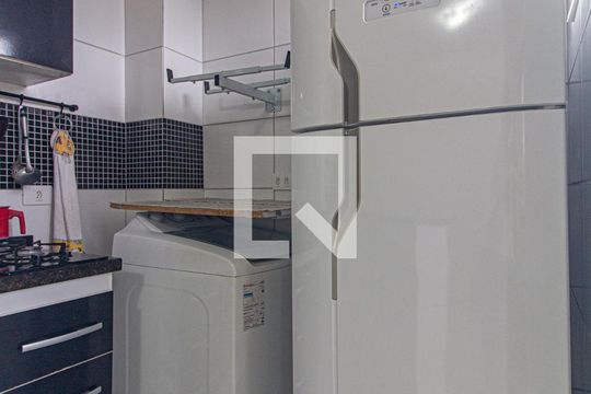 Cozinha e Área de Serviço de apartamento para alugar com 1 quarto, 36m² em Bigorrilho, Curitiba