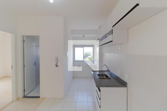 Cozinha de apartamento para alugar com 2 quartos, 42m² em Residencial Fazenda Lagoa, Campinas