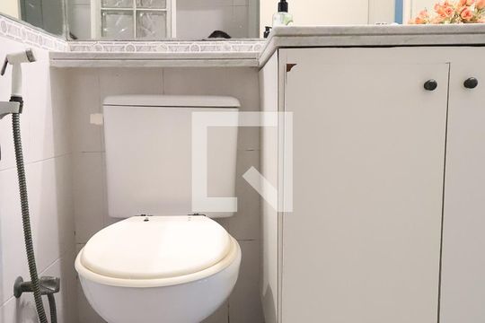 Banheiro da suíte de apartamento à venda com 3 quartos, 110m² em Recreio dos Bandeirantes, Rio de Janeiro