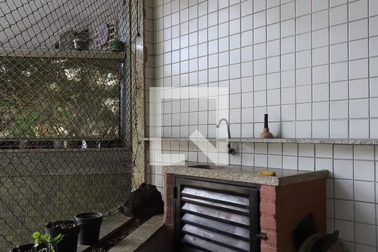 Varanda - Churrasqueira de apartamento à venda com 3 quartos, 110m² em Recreio dos Bandeirantes, Rio de Janeiro