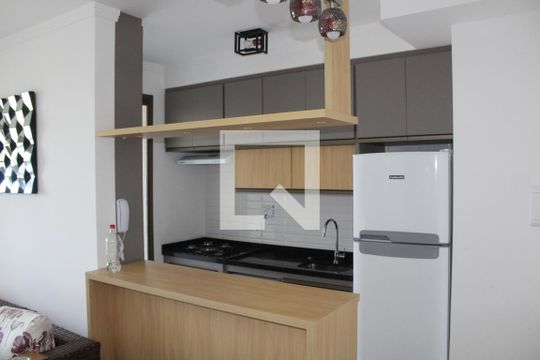 Cozinha americana de apartamento para alugar com 2 quartos, 62m² em Água Branca, São Paulo