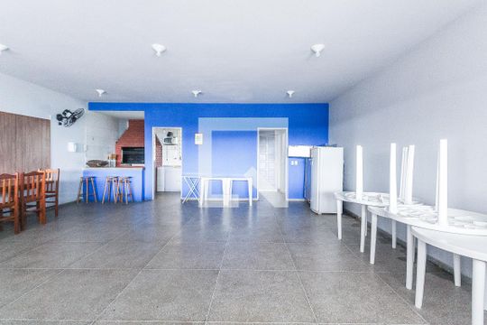 Área comum - Salão de festas de apartamento à venda com 2 quartos, 59m² em Morro Santana, Porto Alegre