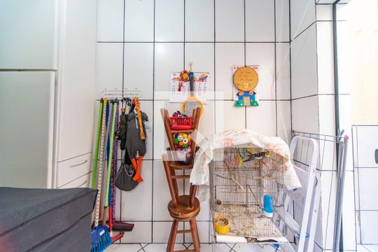 Árae de Serviço de casa de condomínio à venda com 2 quartos, 119m² em Jardim Pilar, Santo André