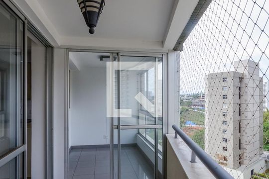 Varanda da Sala de apartamento à venda com 2 quartos, 69m² em Vila da Serra, Nova Lima