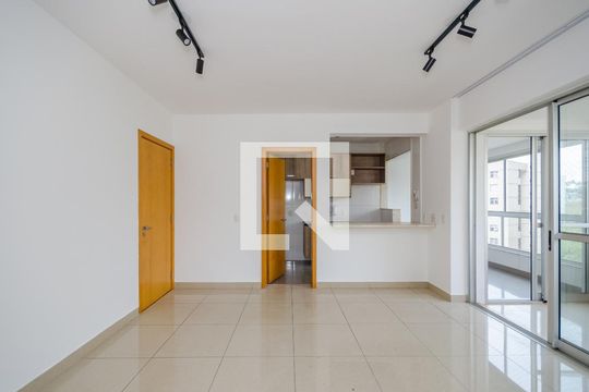 Sala de apartamento à venda com 2 quartos, 69m² em Vila da Serra, Nova Lima