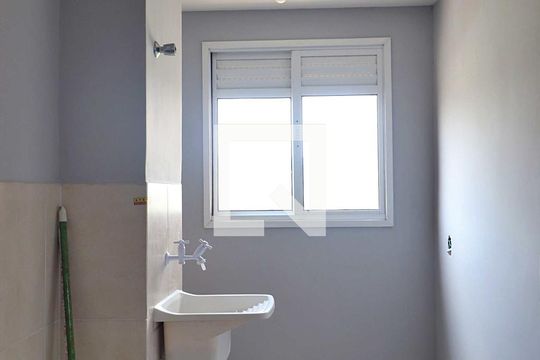 Área de Serviço de apartamento para alugar com 2 quartos, 49m² em Vila João Ramalho, Santo André