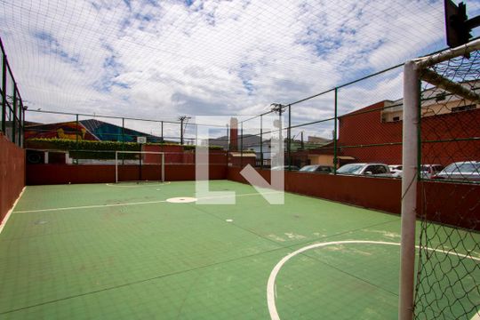 Área comum - Quadra esportiva de apartamento à venda com 3 quartos, 75m² em Jardim Santo André, Santo André
