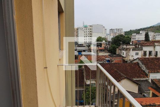 Varanda da Sala de apartamento à venda com 3 quartos, 82m² em Rocha, Rio de Janeiro