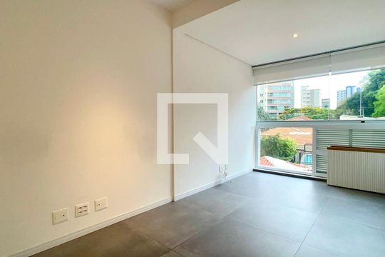 Sala de apartamento para alugar com 1 quarto, 42m² em Sumaré, São Paulo