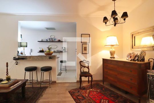 Sala de apartamento à venda com 1 quarto, 52m² em Jardim, Santo André