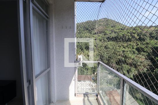 Varanda de apartamento para alugar com 3 quartos, 100m² em Barra Funda, Guarujá