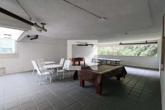 Área comum - Sala de Jogos de apartamento para alugar com 3 quartos, 100m² em Barra Funda, Guarujá