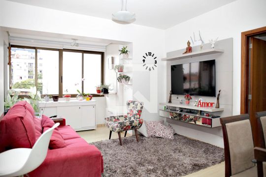 Sala de apartamento à venda com 3 quartos, 82m² em Passo D’areia, Porto Alegre