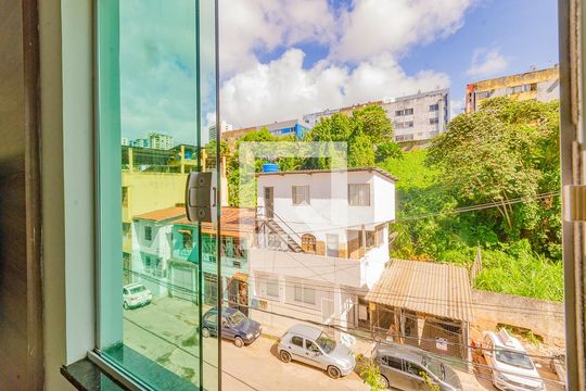 Vista da Sala de apartamento para alugar com 1 quarto, 45m² em Brotas, Salvador