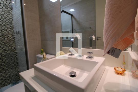 Pia banheiro comum de apartamento para alugar com 3 quartos, 89m² em Jardim Santa Cruz (campo Grande), São Paulo