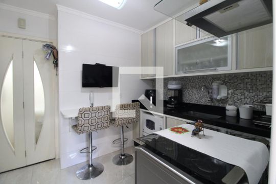 Cozinha de apartamento para alugar com 3 quartos, 89m² em Jardim Santa Cruz (campo Grande), São Paulo