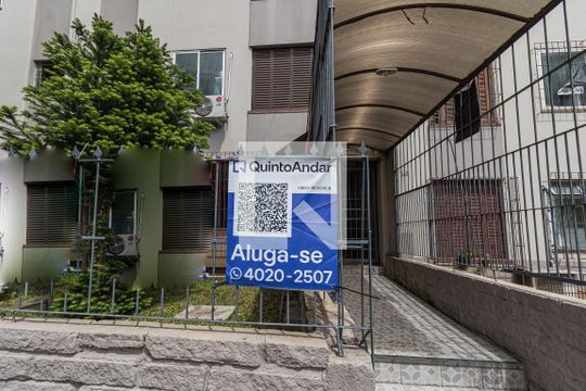 Plaquinha Externa de apartamento à venda com 2 quartos, 50m² em Rubem Berta, Porto Alegre
