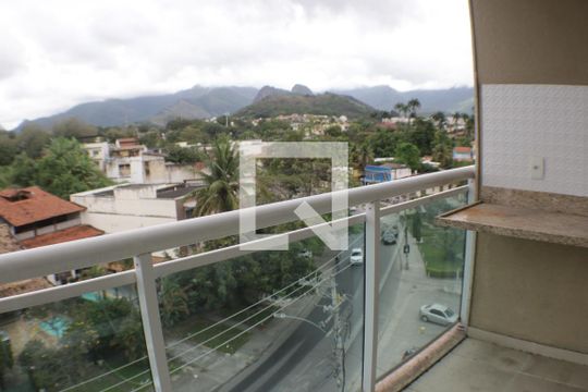 Varanda da Sala de apartamento para alugar com 2 quartos, 58m² em Taquara, Rio de Janeiro