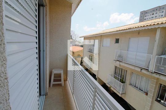 Varanda da Sala de casa de condomínio à venda com 2 quartos, 104m² em Jardim Maria Duarte, São Paulo