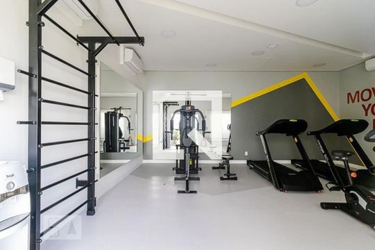 Área comum - Academia de apartamento para alugar com 2 quartos, 45m² em Sé, São Paulo