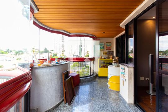 Varanda da Sala de apartamento à venda com 4 quartos, 303m² em Jardim Anália Franco, São Paulo