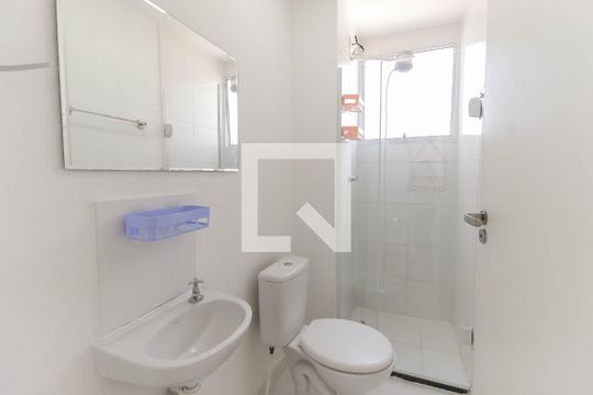 Banheiro de apartamento à venda com 2 quartos, 45m² em Colônia (zona Leste), São Paulo