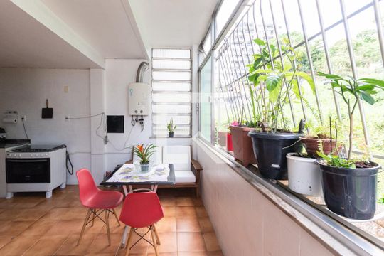 Cozinha e Área de Serviço de apartamento à venda com 3 quartos, 120m² em Rio Comprido, Rio de Janeiro