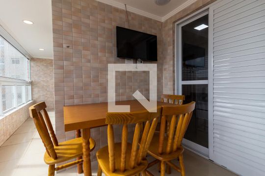 Detalhe da varanda de apartamento para alugar com 2 quartos, 87m² em Aviação, Praia Grande