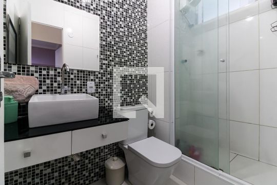 Banheiro de apartamento à venda com 2 quartos, 54m² em Lauzane Paulista, São Paulo
