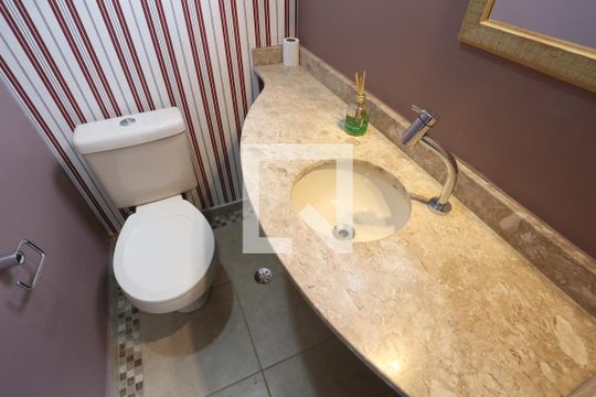 Lavabo de casa de condomínio à venda com 3 quartos, 110m² em Cangaíba, São Paulo