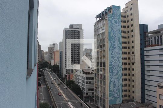 Vista de kitnet/studio à venda com 1 quarto, 25m² em Vila Buarque, São Paulo